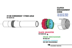 Odyssey Clutch Pro Freecoaster Hub Parts