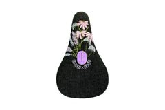 Odyssey x Bloom Fat Seat (Black Denim w/Floral Embroidery)