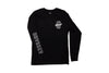 Odyssey Lite Board Long Sleeve (Black with White/Metallic Silver Ink)