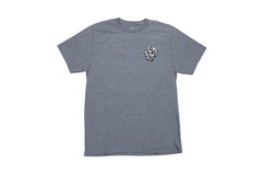 Odyssey Ripped Monogram Tee (Heather Gray)