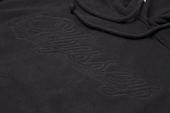 Odyssey Big Stitch Pullover Hoodie (Black with Black Stitch)