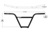 Odyssey 49er 9" 4pc Bar (Rustproof Black)