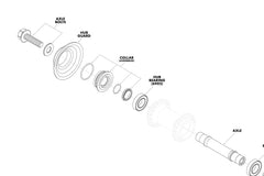 Odyssey C5 Front Hub Parts