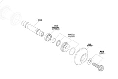 Odyssey Vandero Pro Front Hub Parts