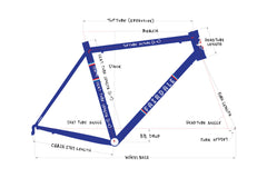 Goodship Frame and ENVE Fork Kit (Electric Blue)