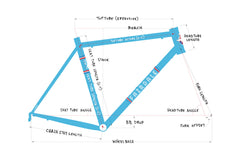 Goodship Frame and ENVE Fork Kit (Surf Blue)